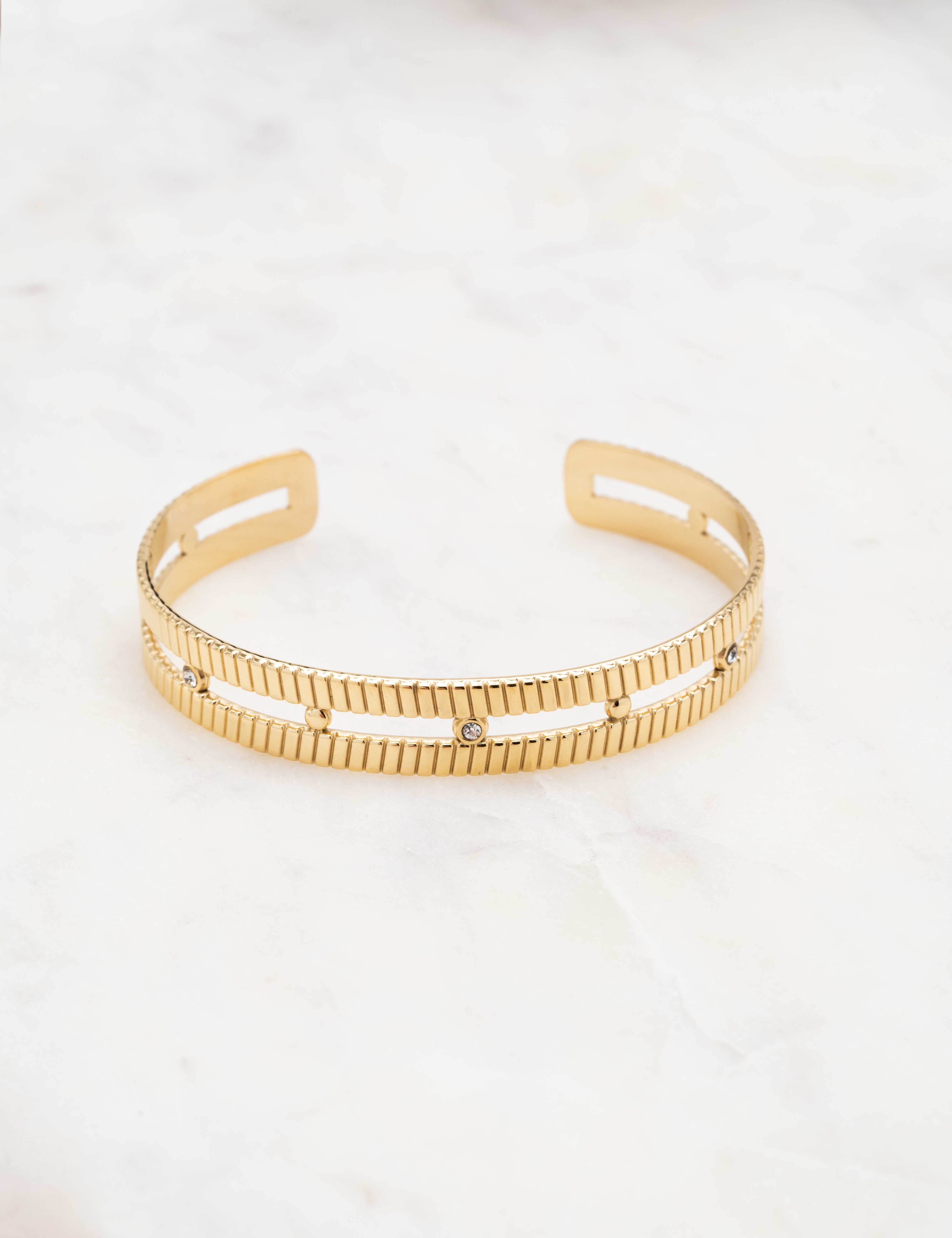 Bracelet vert et doré – IKITA | Bijoux du Net Bracelet vert et doré – IKITA | Bijoux du Net