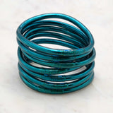 Bracelet Bouddhiste épais - Bleu ocean