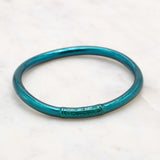 Bracelet Bouddhiste épais - Bleu ocean