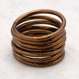 Bracelet Bouddhiste épais - Milk Chocolate