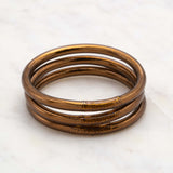 Bracelet Bouddhiste épais - Milk Chocolate
