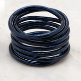 Bracelet Bouddhiste épais - Bleu nuit
