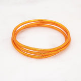 Bracelet Bouddhiste fin - Orange