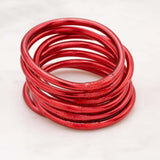 Bracelet Bouddhiste épais - Rouge Foncé