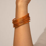 Bracelet Bouddhiste fin - Orange