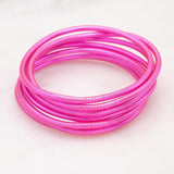 Bracelet Bouddhiste fin - Fuchsia