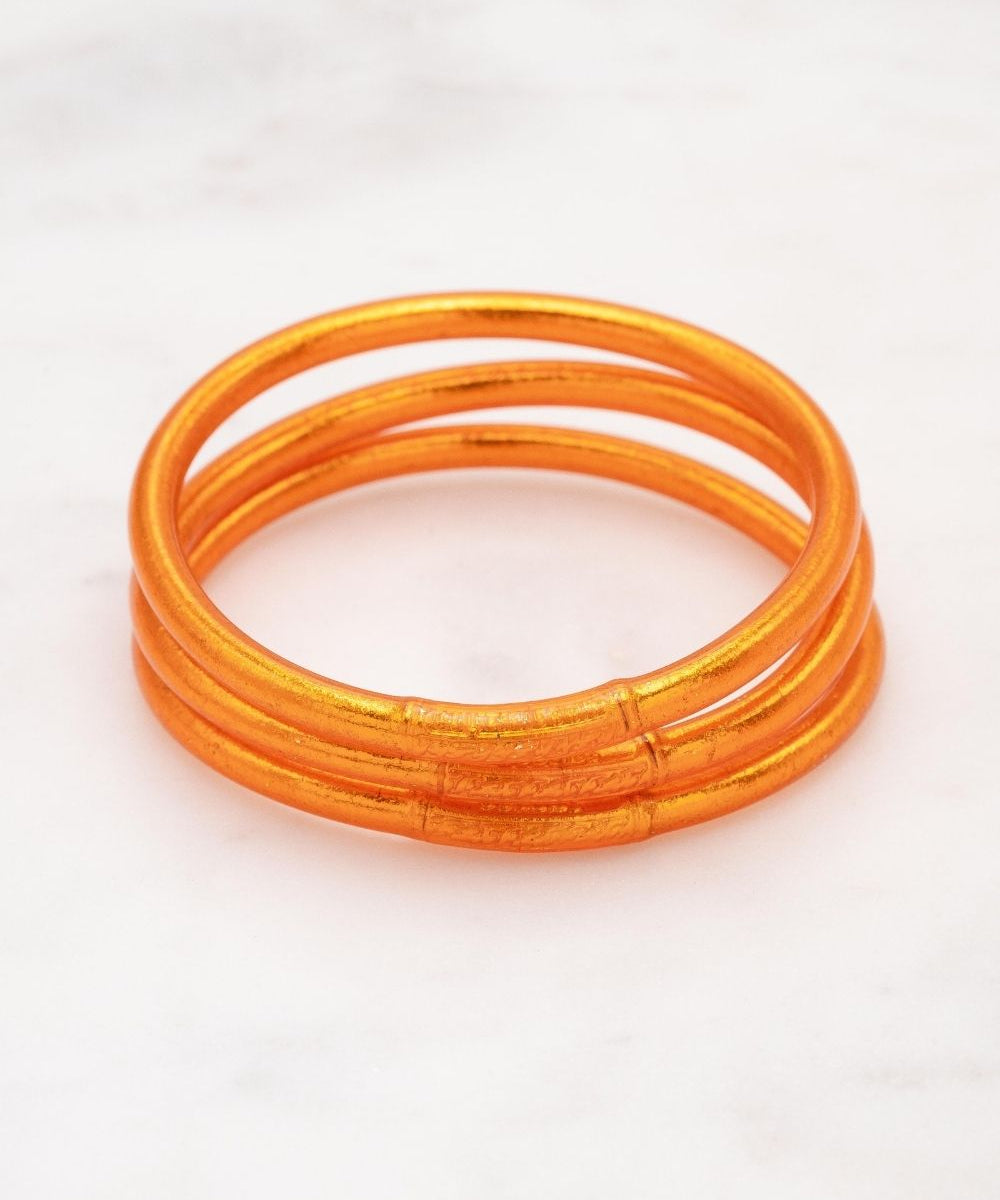 Bracelet Bouddhiste épais - Orange