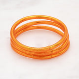 Bracelet Bouddhiste épais - Orange