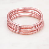 Bracelet Bouddhiste épais - Rose Gold