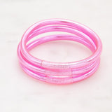 Bracelet Bouddhiste épais - Rose