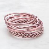 Bracelet Bouddhiste Lot de 4 - Rose Gold