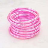 Bracelet Bouddhiste épais - Rose