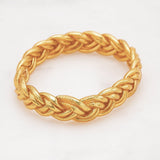 Bracelet Bouddhiste double Tressé - Doré