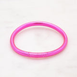 Bracelet Bouddhiste épais - Fuschia