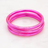 Bracelet Bouddhiste épais - Fuschia