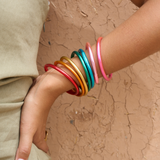 Bracelet Bouddhiste Rainbow Ikita Lot de 7 - épais