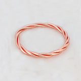 Bracelet Bouddhiste torsadé - Dark Champagne