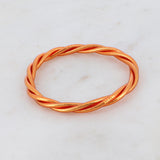 Bracelet Bouddhiste torsadé - Dark Copper