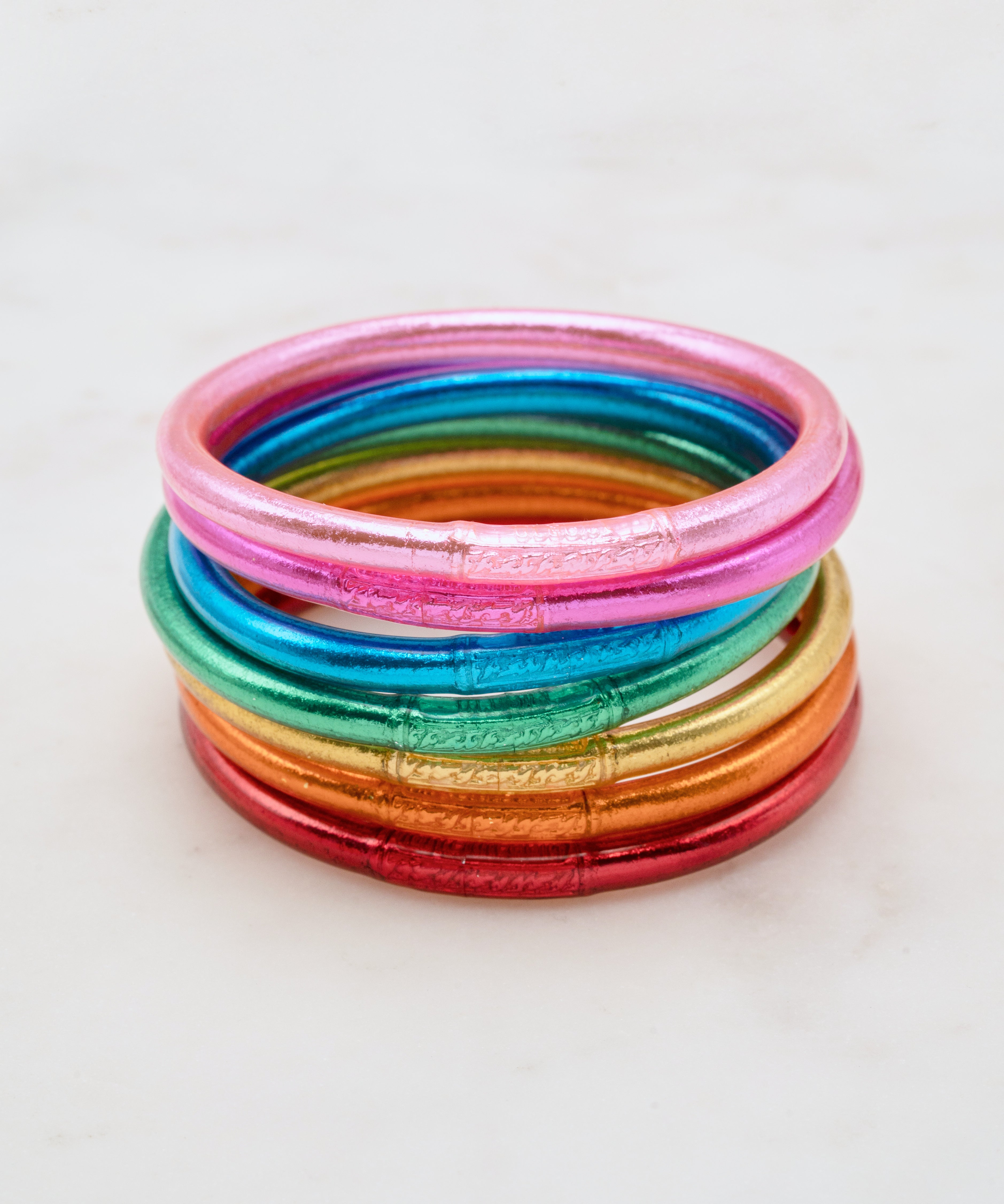 Bracelet Bouddhiste Rainbow Ikita Lot de 7 - épais