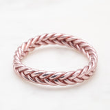 Bracelet Bouddhiste Tressé - Rose Gold