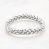Bracelet Bouddhiste Tressé - Argenté