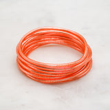Bracelet Bouddhiste fin - Saumon