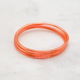 Bracelet Bouddhiste fin - Saumon