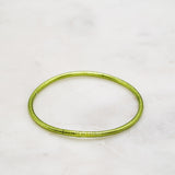Bracelet Bouddhiste fin - Vert olive