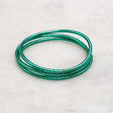 Bracelet Bouddhiste fin - Bleu canard