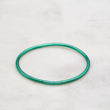 Bracelet Bouddhiste fin - Bleu canard