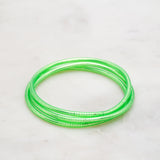 Bracelet Bouddhiste fin - Vert fluo