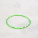 Bracelet Bouddhiste fin - Vert fluo