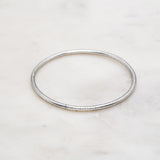 Bracelet Bouddhiste fin - Dark silver