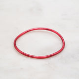 Bracelet Bouddhiste fin - Rouge foncé