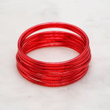 Bracelet Bouddhiste fin - Rouge Clair