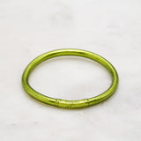 Bracelet Bouddhiste épais - Vert olive