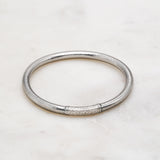 Bracelet Bouddhiste épais - Dark silver