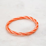 Bracelet Bouddhiste torsadé - Saumon