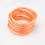 Bracelet Bouddhiste épais - Saumon