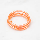Bracelet Bouddhiste épais - Saumon
