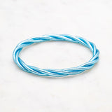 Bracelet Bouddhiste torsadé - Bleu ciel