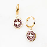 Boucles Ikita Paris - mini Croix