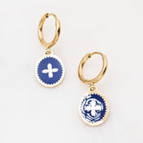 Boucles Ikita Paris - mini Croix