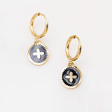Boucles Ikita Paris - mini Croix