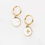 Boucles Ikita Paris - mini Croix