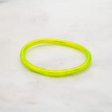Bracelet Bouddhiste épais - Jaune Lime fluo