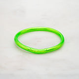 Bracelet Bouddhiste épais - Vert fluo