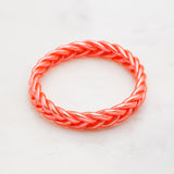 Bracelet Bouddhiste Tressé - Corail