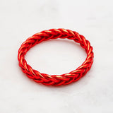 Bracelet Bouddhiste Tressé - Rouge clair