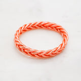 Bracelet Bouddhiste Tressé - Saumon
